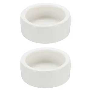 PETAXCELL Reptile Food Bowl, Worm Water Dish Ceramic Pet Bowl Food Dish Anti Escape Small Feeder 2pcs, Intended for Gecko / Scaled Pet / Amphibians / Spiders / Small Mammals