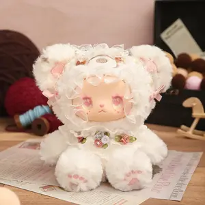 LOVELY EMMA Bear Alliance Series Plush Blind Box – Cute Soft PVC & Plush Hanging Charm, Adorable Collectible Bear Doll for Girls, Bag Decoration & Surprise Gift