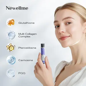 【18,000mg Collagen】Newellme Fruit-Flavored Anti  - 25ml Flavored Drink for Brighter Skin, Anti-Aging, Dark Spot Reduction, 14 Bottles, Rich in Antioxidants