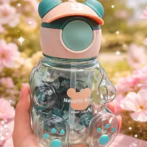 Naughty Bear Good Luck B Water Bottle with Adorable Design and Practical Features