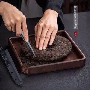 Integrated Molding ZF 440 Stainless Steel Tea Needle with Aluminum Handle & K Sheath for Precision Brewing Durable Hygienic Tea Crafting Tool Mugs Tea Making Tool Tea Scoop Tea Infuser