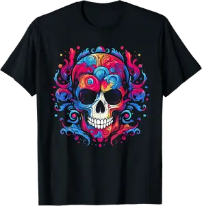 Cinco De Mayo Sugar Skull Dia De Los Muertos Day Of Dead T-Shirt - Taliyaannhun Shop 46B0CBVZCZ8G
