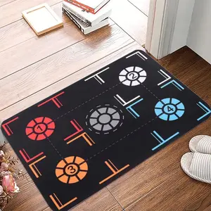 1PC Dribble training basketball steps Dialgae mud mat Dirt resistant non-slip Living room bedroom home decoration carpet Bath Lightweight