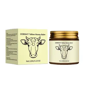 DDBSHILY Whipped Grass-Fed Beef Tallow Honey Balm - 4 Oz,Moisturizing Cream for Soft, Smooth Skin - Unscented Handmade All-Natural Moisturizer - Hydrating, comfort, moisture boost cream, luminous firming cream, body care, hydrating Natural Moisturizer