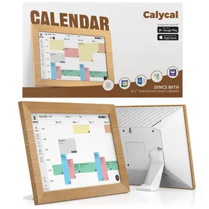 CALYCAL 10.1 Inch Digital Calendar Smart Family Organizer Chore Chart Syncs with Google Calendar Meal Planner Free App No Subscription Touchscreen Wall Mount Calendar for Mom Mothers Day Gift Christmas Gift Electronic