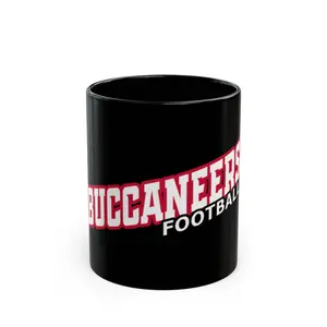 Buccaneers Football Black Mug – 11oz / 15oz