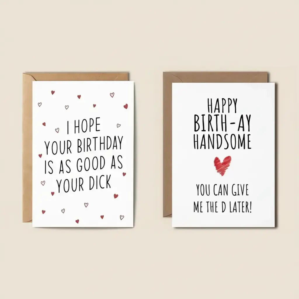 Funny Birthday Card Bundle, Multicolor Paper Cards with Envelopes, Fun Party Cards, Humorous Designs for Friends, Family, Boyfriend, Girlfriend