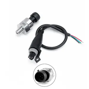 Pressure Sensor with Cable, 1 Count NPT1/8 5V Pressure Sensor, Oil Pressure Transmitter, Pressure Measuring Instrument for Oil Gas Pressure Measurement