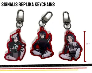 SIGNALIS REPLIKA Keychains - Arar, Star, Klbr