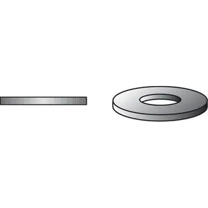 Hillman 0830552 No. 6 Flat Stainless Steel Washer