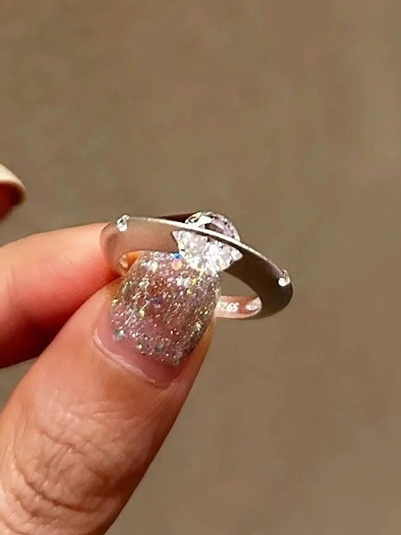 925 Sterling Silver Ring with Cosmic Star Design, Sparkling Zircon Decoration, Perfect Daily Accessory for Women & Men, Statement Ring, Dainty Ring, Elegant Everyday Ring, Artificial Zircon Rings, Ring Jewelry