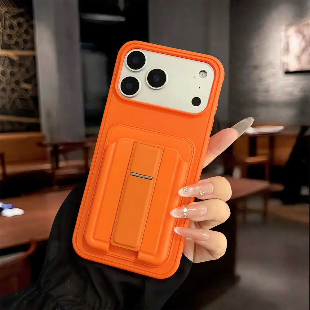 Pivot Bracket Card Pack Smartphone Case & Cover for iPhone 17 Pro Max, 16 Pro Max - High-Quality Versatile All-Inclusive Anti-Drop Lens Protector, Shockproof Hard Casing