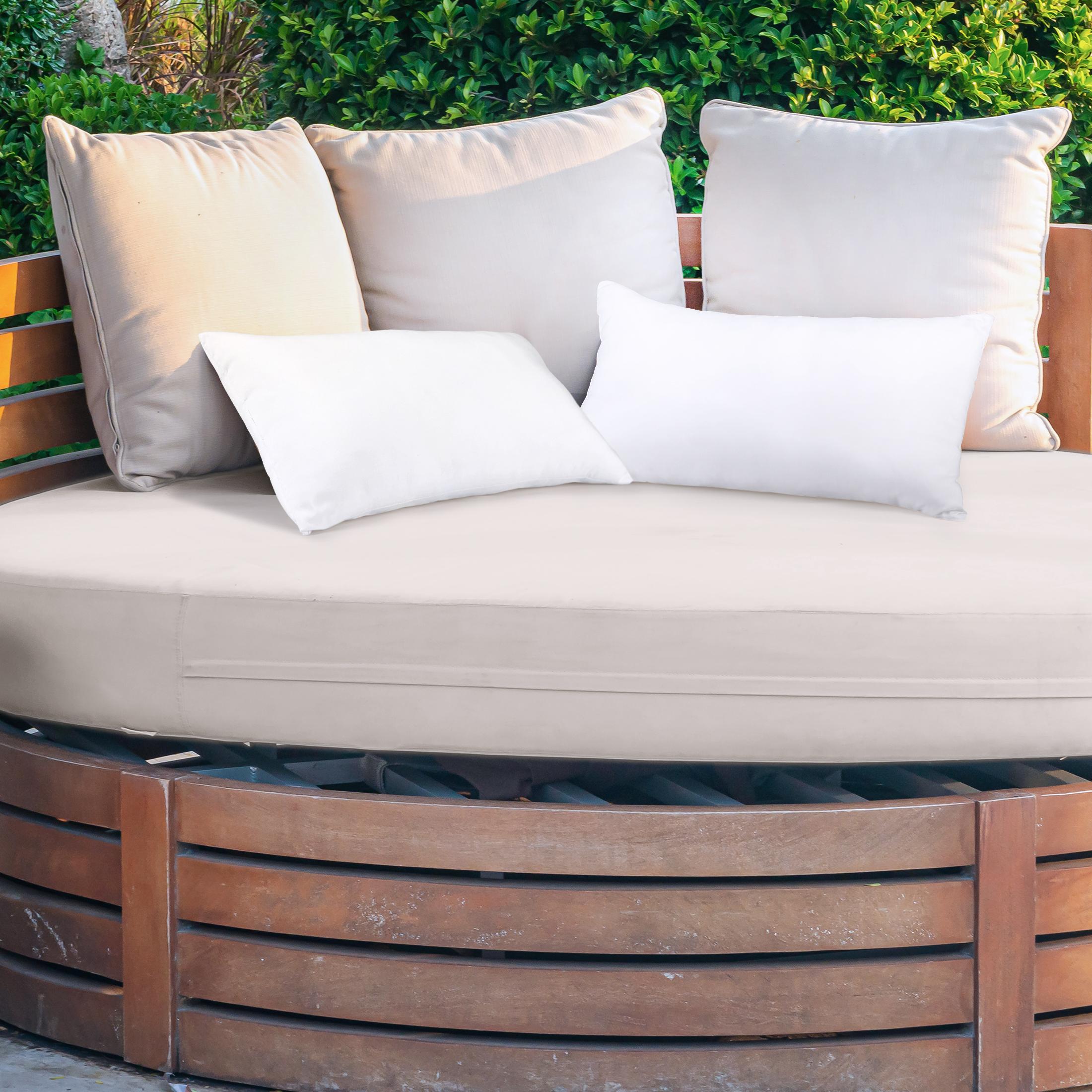 Utopia Bedding White Throw Pillow Inserts - Pack of 2 Durable Memory Foam for Bed & Couch - Soft 115 GSM Brushed Fabric - Breathable Comfortable Decorative Pillows