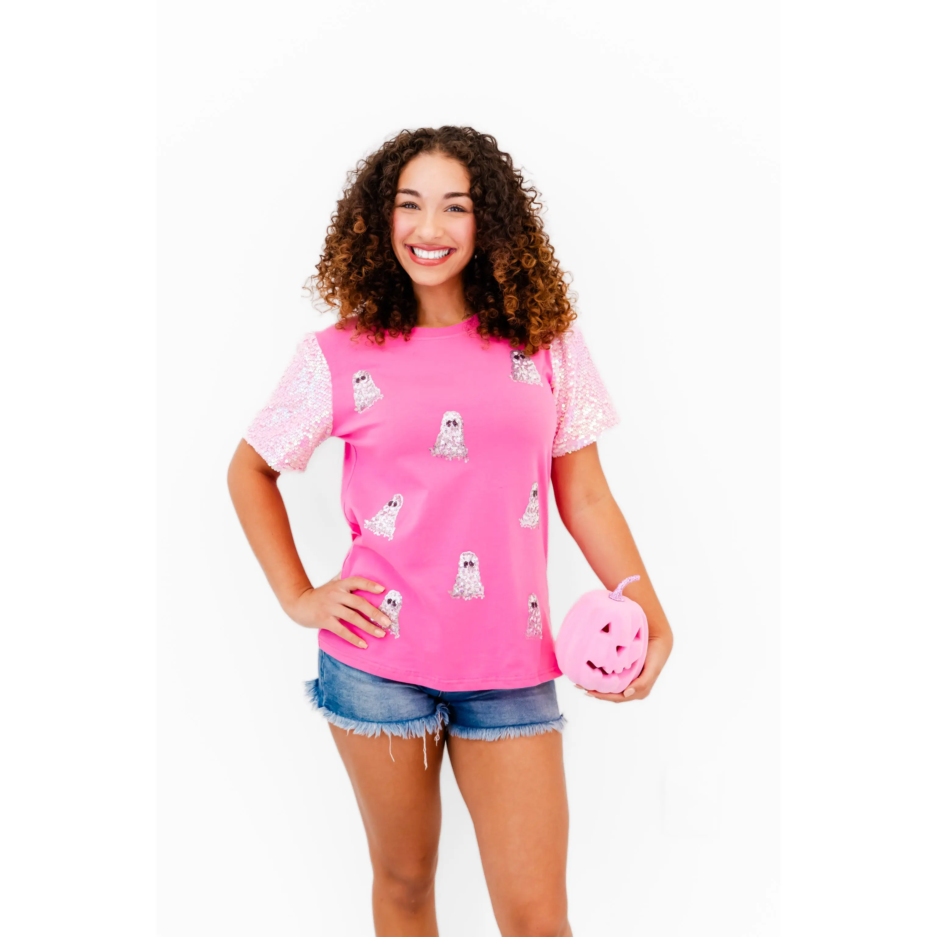 Boo Babe Sequin Top