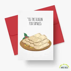 Tamales Christmas Card
