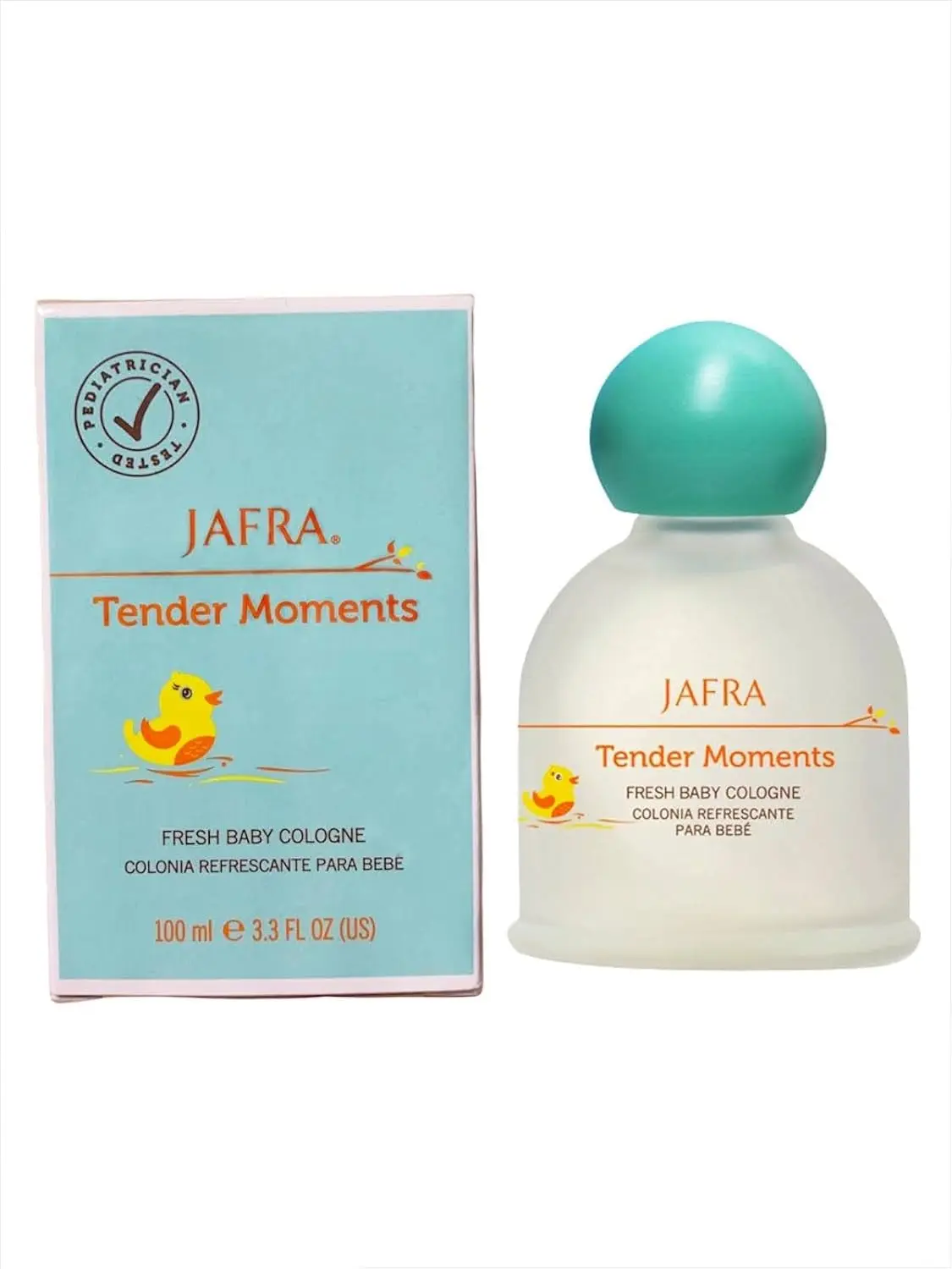 JAFRA Tender Moments Summer Fresh Baby Cologne 3.3 fl oz Water-Based Fragrance with Citrus Jasmine & Sea Foam Notes for Little Ones Bottles
