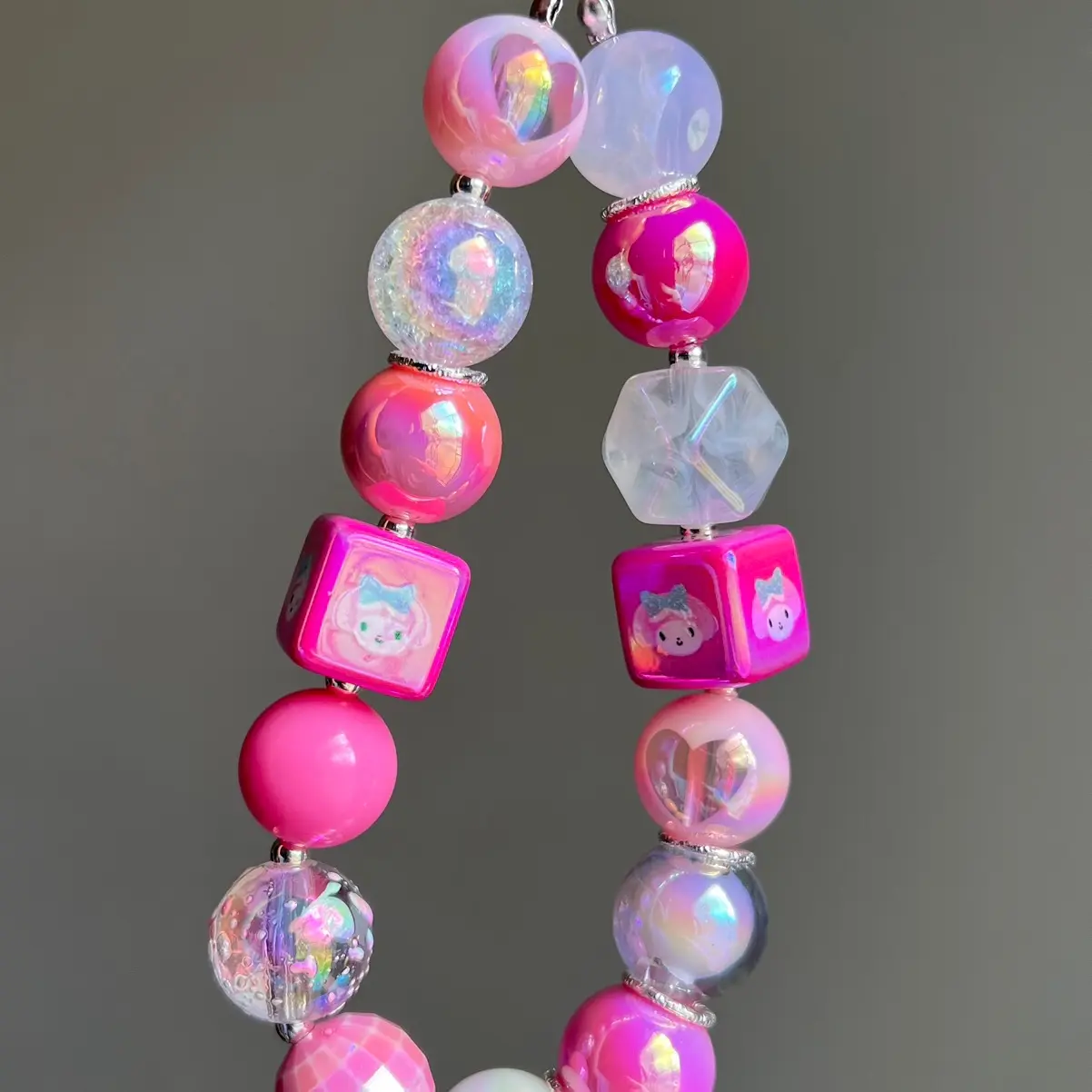 Pink My Melody Phone Charm