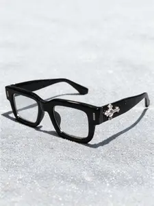 Unisex Rhinestone Cat-Eye Sunglasses, Y2K Festival Party Style, PC Material, All-Seasons Wear, Decorative Design for Travel & Beach Parties