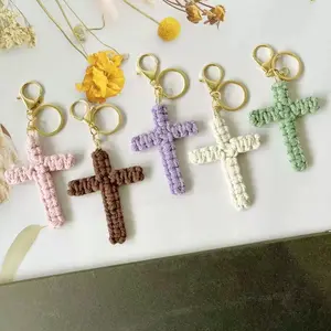 Cross Keychain Pendant for Bags Perfect for Christmas Gifts, Ideal Holiday Present Option, Stylish Accessory for Festive Season Celebrations
