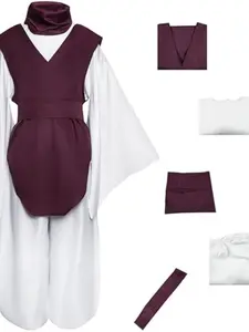 Cos Role-Playing Costume Set for Cosplay and Themed Events, Versatile Character Dress-Up Suit Fit for Cosplayers and Costume Enthusiasts, Minimalist