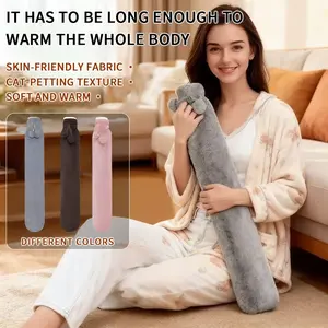 Durable Long-Shaped Hot Water Bottle, Safe & Explosion-Proof Design, Hot Compress, Perfect Hand Warmer for Winter Comfort, Ideal for Outdoor Activities