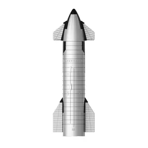 SpeceX Starship Rocket Truck Model Metal Model Ideal Gifts - Dragon Spacecraft Heavy Falcon Rocket Toy Desktop Ornament, Aerospace Collectible Ideal Gift for Adult Space Lover