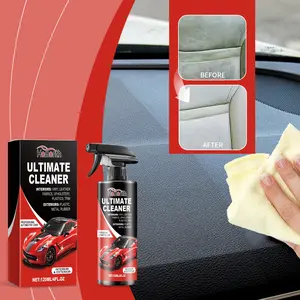 Car Interior Stain Remover Car Leather Dashboard Seat Stain Multifunctional Interior Cleaner 120ml