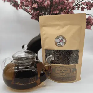 CraveX Organic Herbal Tea Blend Organic blend of Nettle, Yerba mate, Hibiscus flower, fenugreek seeds, Gemnema Sylvestre detox tea