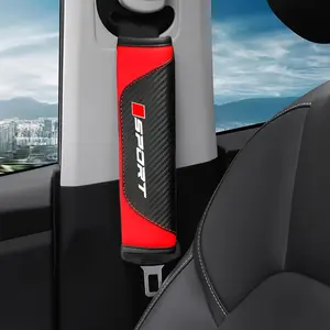 Car Safety Belt Shoulder Pad, Letter Print Design, Comfortable Driving Accessory, Durable Material, Easy Installation, Universal Fit, Car Interior Accessory, Car Accessories