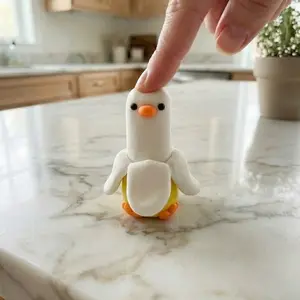 Little Duck Fidget Clicker – Articulated Animal – Mechanical Clicking Toy