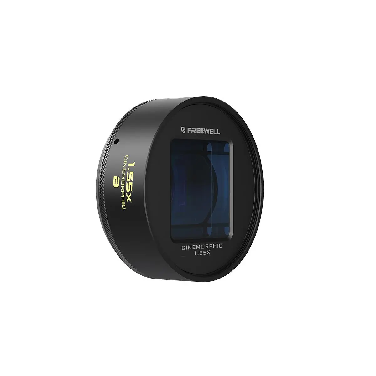 Freewell 1.55x Blue Anamorphic Camera Lens for Mobile Devices, Smooth Optics, Easy-to-Use Mount