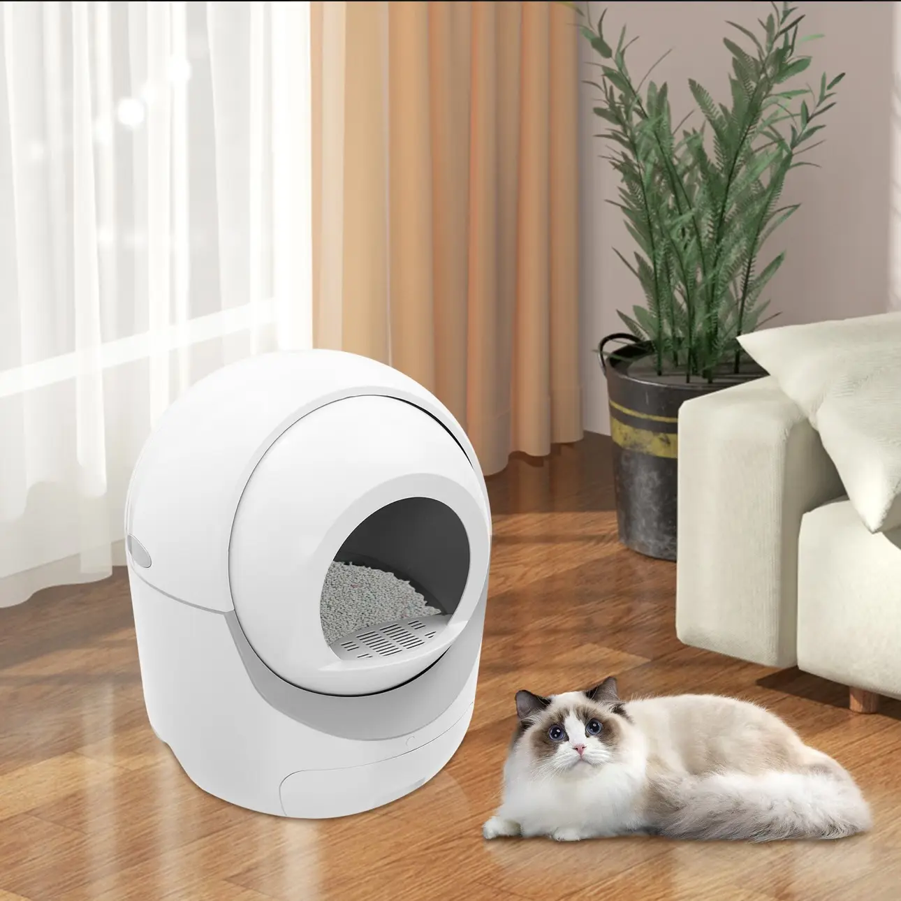 Brand new and original Smart cat litter box Self Cleaning, No Scooping Automatic Litter Box