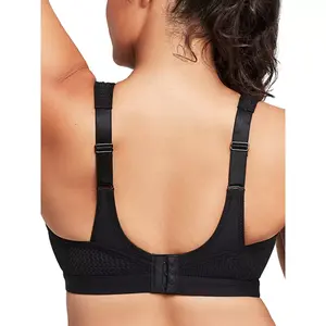 Glamorise Women's High Impact Seamless Sport Bra - 9066 38F Black