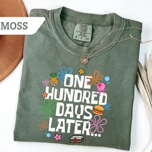 Comfort Colors One Hundred Days Later 100 Days Of School Shirt, 100 Day of School Tee, 100 Days Later Tee, One Hundred Tee, Gift for Teacher