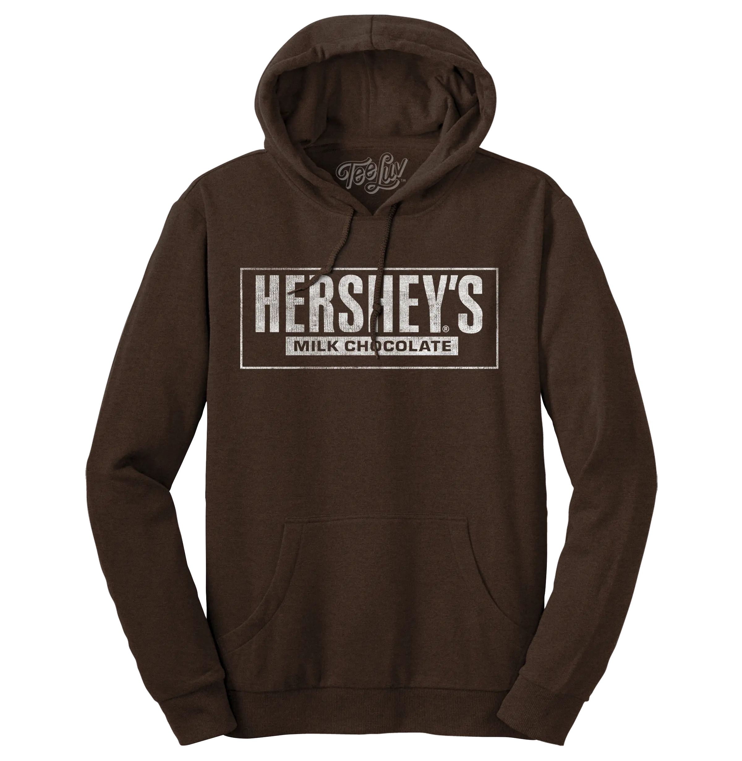 Hershey's Milk Chocolate Pullover Hooded Sweatshirt - Brown