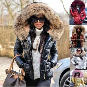 New autumn and winter styles of European and American women's cotton-padded jackets, down cotton-padded jackets, short women's cotton-padded jackets and coats