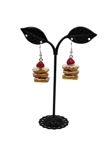 Strawberry shortcake earrings