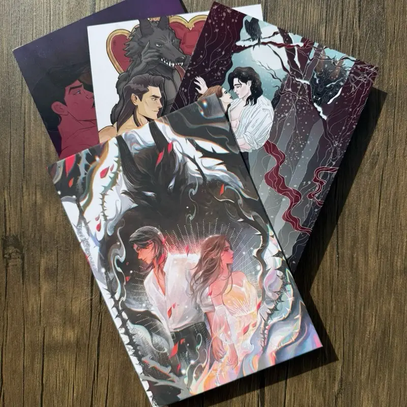 Art Cover **Special Edition Bundle** The Wrath of Roses by Violet Taylor (SFW/NSFW Prints Signed Special Edition Art Cover Dark Romance Fairytale Reim