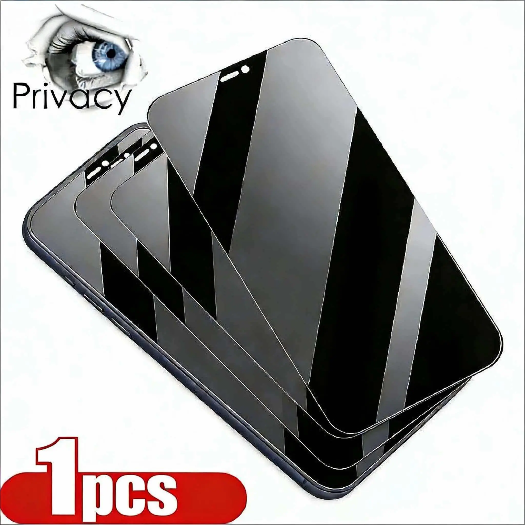 Suitable For Samsung Galaxy A54 / S23 FE Privacy Smartphone Protective Screen Protector, Full Cover Tempered Glass Anti-Spy Screen Film, Accessories