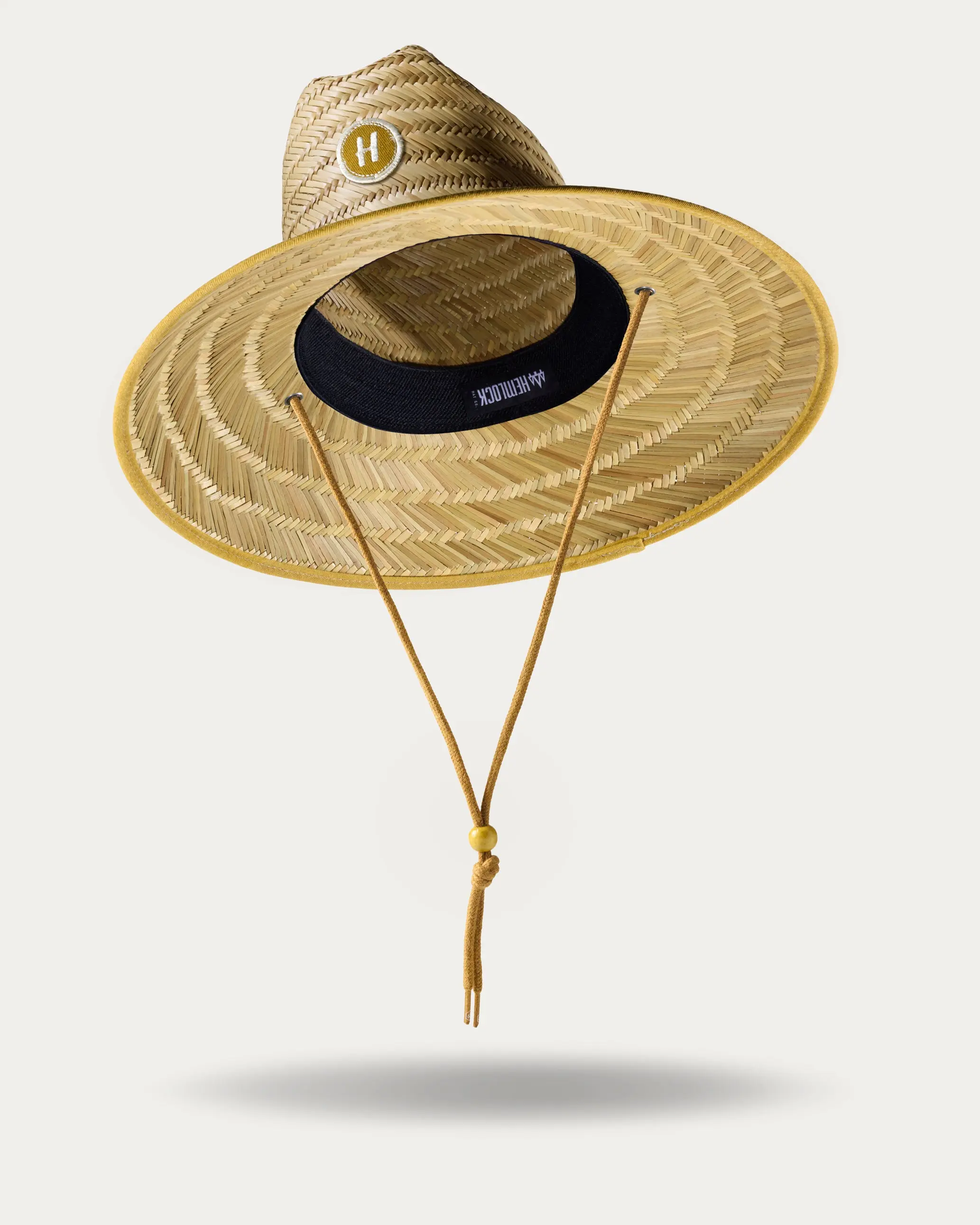 Hemlock Hat Co Signature Anti-UV Sun Bucket Hat, Bare Honey Color, Tall Cattleman Crown, 4.5" Wide Brim for Sun Protection, Anti-Uv Hats