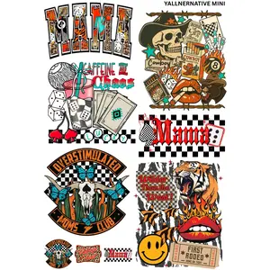 Yallternative Mini DTF Transfer Gang Sheet 24.5" wide x 36" long. Direct To Film Mini Gang Sheet