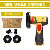Yellow Angle Grinder（ 1 bat, 2 Cutting Blades）