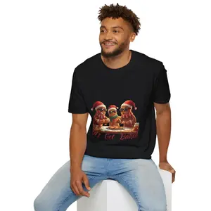 Adult Themed Gingerbread Men T-Shirt – 'Let's Get Baked' Christmas Attire