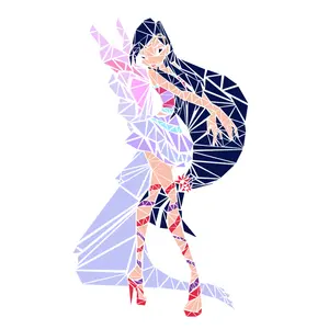 winx club musa harmonix picture print