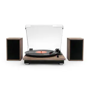 The Montauk Turntable System - Farmhouse Walnut