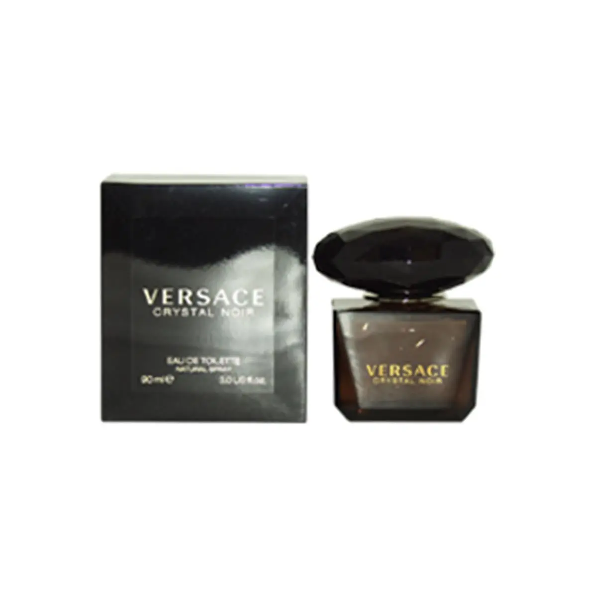 VERSACE 212 MAIN W-3411 Crystal Noir Oriental Floral Women's Fragrance - 3 fl oz EDT Atomizer Spray-Based Fragrance, Featuring Floral Blend & Tuberose Mix, Fragrance Women's Fragrance