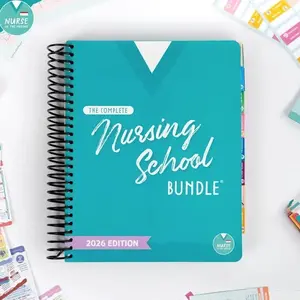 The Complete Nursing School Bundle | 2026 Edition | Spiral Bound