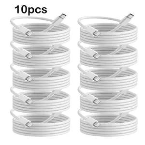 10/9/8/7/6/5-PCS 6FT MFi Certified Lightning Charging Cable, Type C to Lightning Fast Charge Cord for iPhone 8/9/10/11/12/13/14 Series