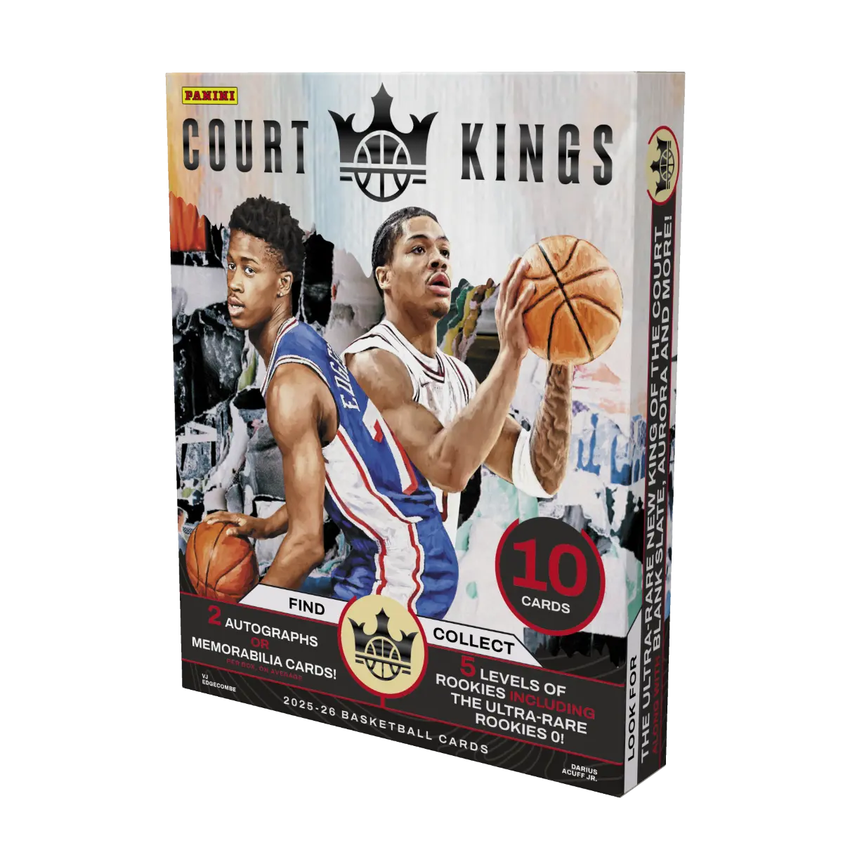 2025-26 Panini Court Kings Basketball Trading Card Box Hobby