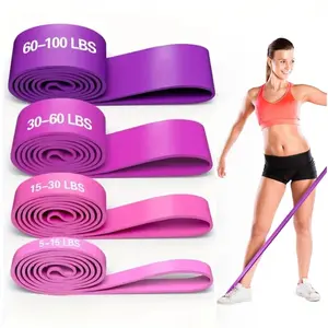 Resistance Bands - 4/5pcs Sports Yoga Fitness Pull Belt - Suitable For Yoga, Strength Training, Body Stretching